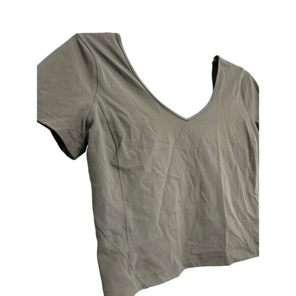 Lululemon Align Tee Gray Sz Large GS - Picture 2 of 4